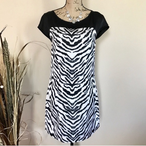 •Express• zebra shift dress - Picture 1 of 5